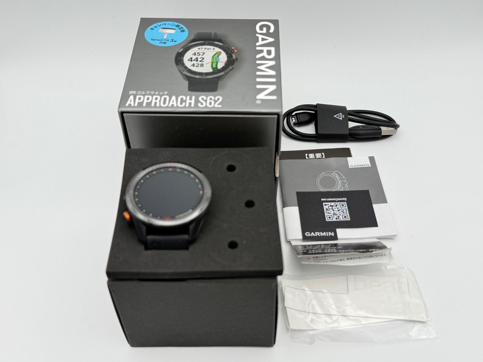 GARMIN Approach S62 ブラック ガーミン アプローチ ゴルフ