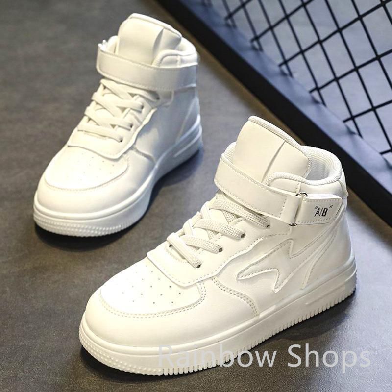 【人気SALE，送料無料】 新品 ダンスシューズ ヒップホップ ハイカット 疲れない 黒 白 スニーカー ダンスブーツ HIPPOP 白 軽量 キッズ ダンス 靴 子供靴 疲れない 靴 kkk スニーカー