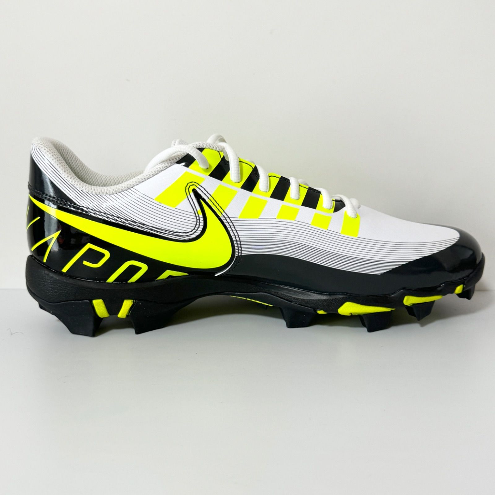 Nike Vapor スパイクシューズ ホワイト/グレー/イエローグラデ(野球)