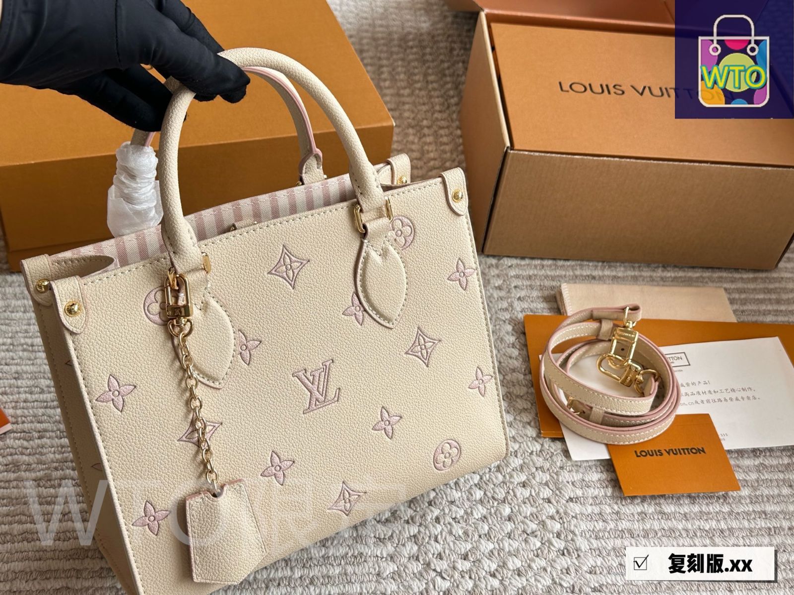 【嬉しい付属品♥】ルイヴィトン トートバッグ 今日特価】LV ルイ・ヴィトン オンザゴ トートバッグ 付属品が