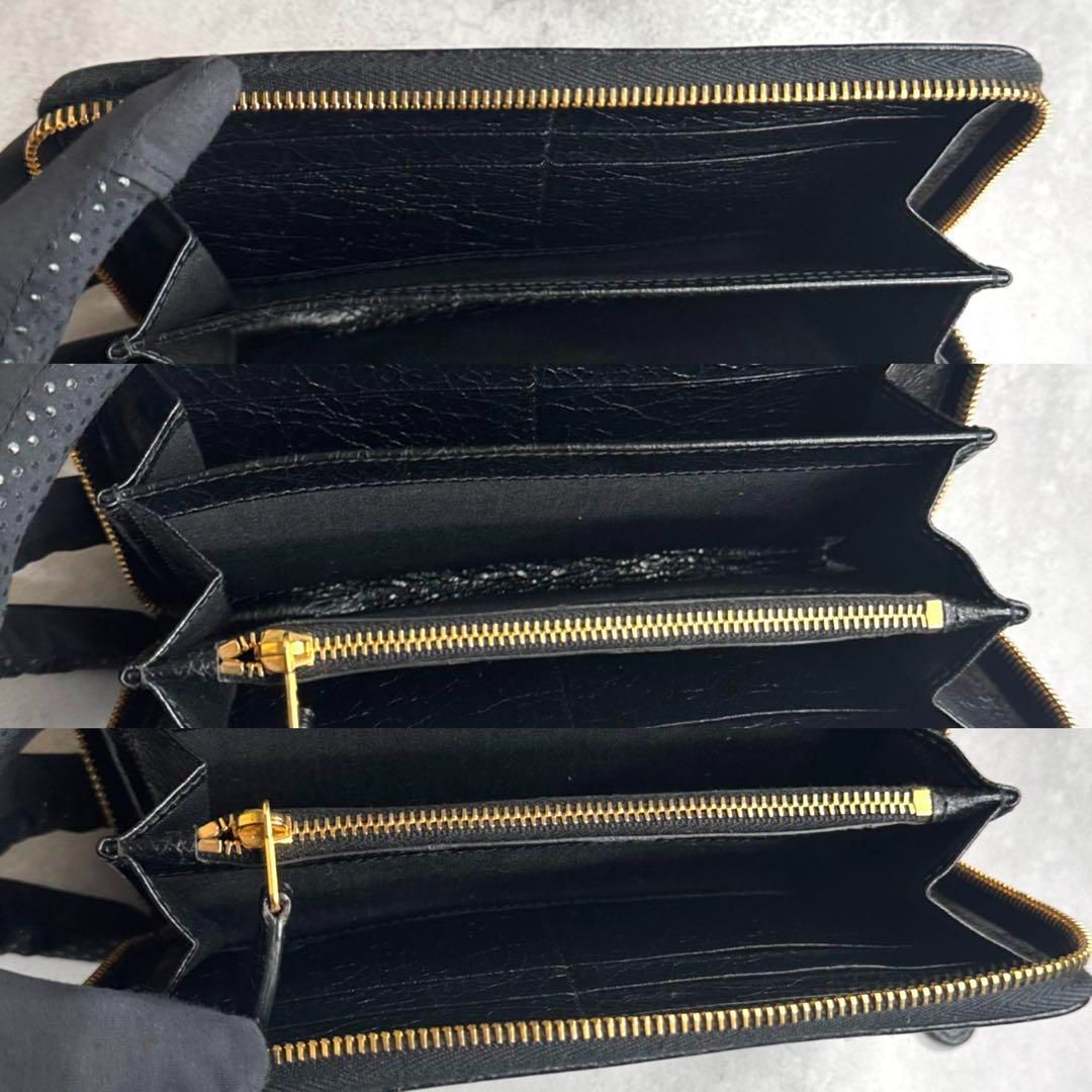 BALENCIAGA / ジャイアントコンチネンタルウォレット ブラック