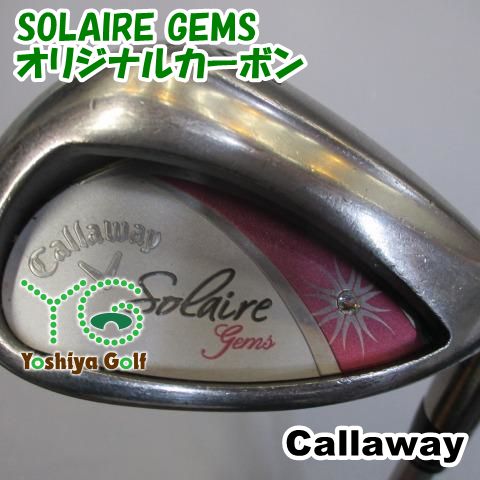 レディースウェッジ キャロウェイ SOLAIRE GEMS/オリジナルカーボン/L/0[116141]