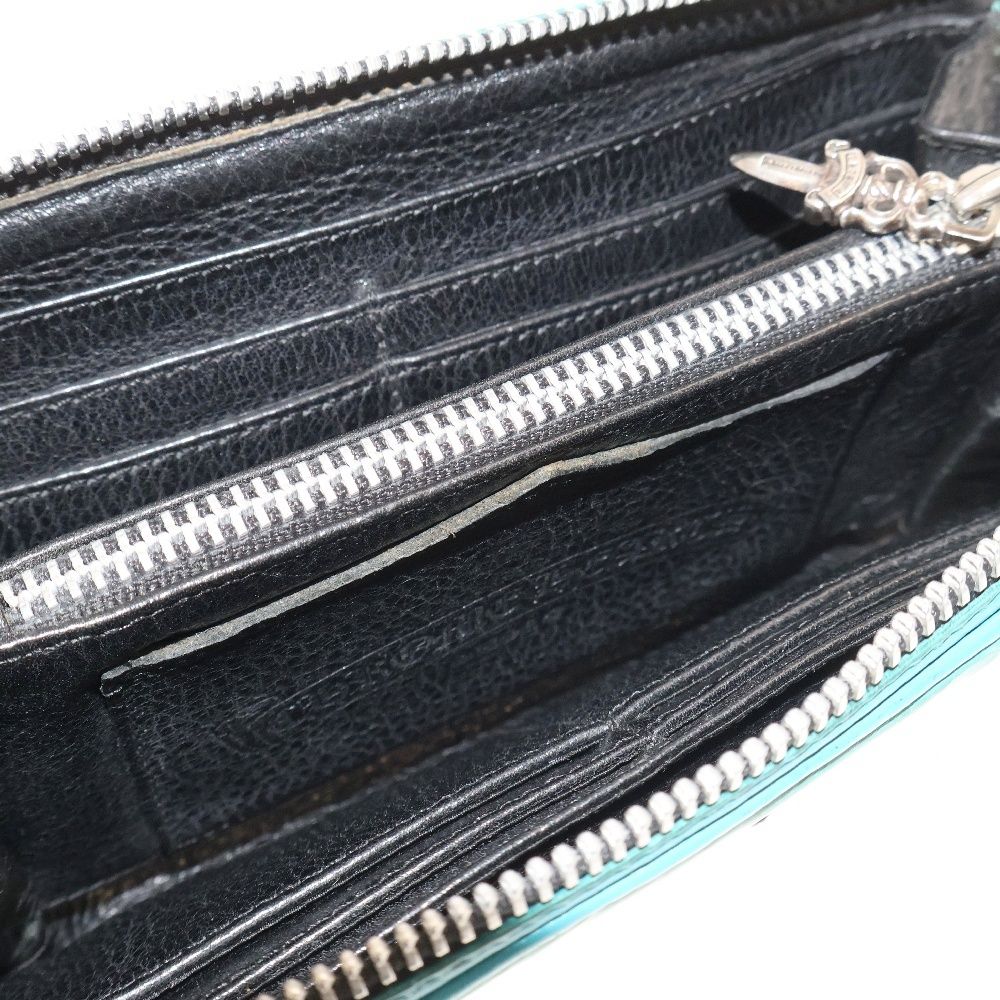 CHROME HEARTS (クロムハーツ) REC F ZIP #2 WALLET BS FLUER BSフレア 