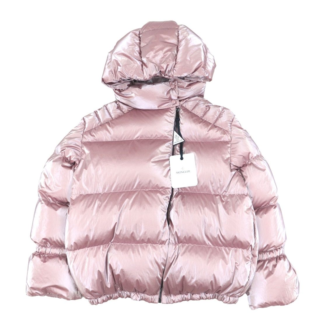 未使用 モンクレール 21AW HERINCE メタリックダウンジャケット キッズ