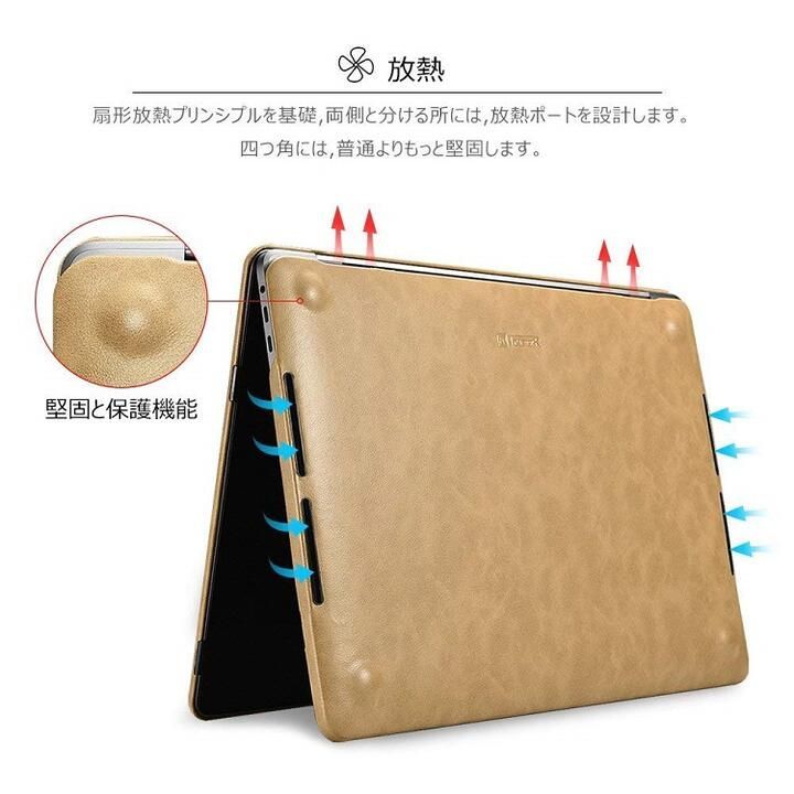 【正規品】iCARER MacBook Pro16インチ 2019年版専用 ハンドメイド マイクロファイバー レザー ケース 上下カバー シェルケース スリーブ スリム (ブラック、ブラウン、レッド) 3色選択 MacBook 正規品iCARER Pro Pro16インチ用アクセサリ3点を試す!スリーブ⁄キーボードカバー⁄トラックパッド保護フィルム Appleが世界最高のノートブック、16インチのMacBook Proを発表