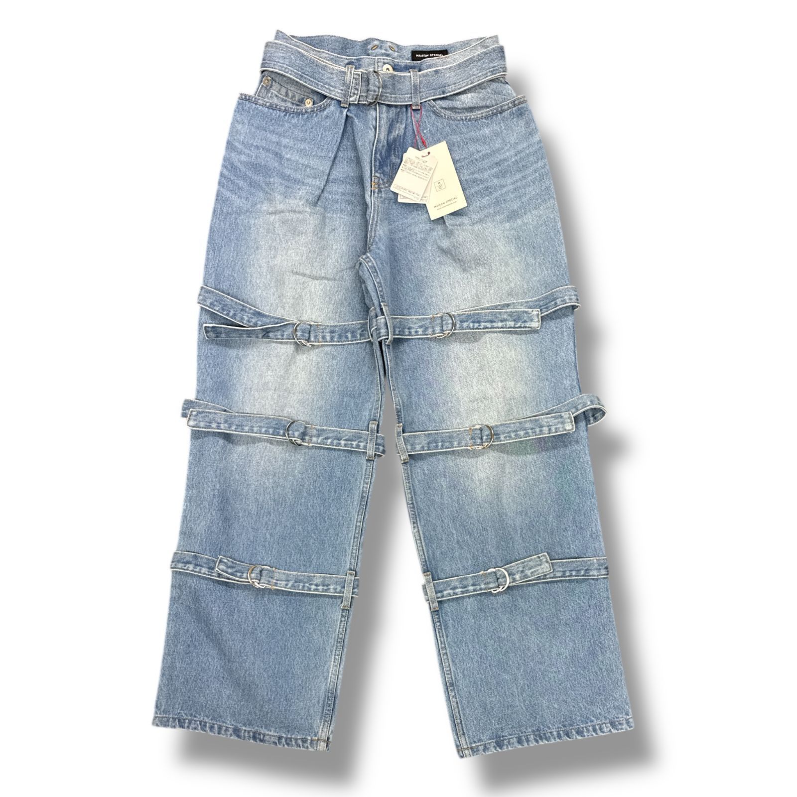 参考上代24200円 未使用品 MAISON SPECIAL Bondage Denim Pants 参考上代24200円 未使用品 MAISON SPECIAL Bondage Denim Pants