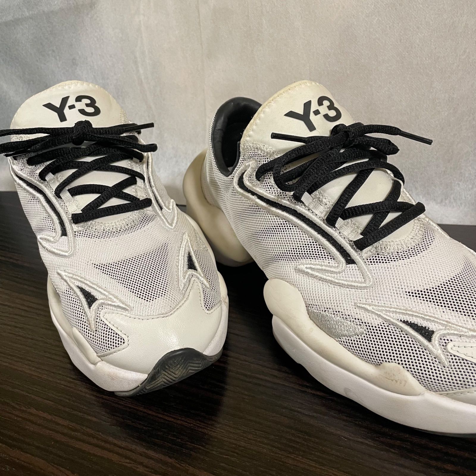 ☆ Y-3 REN ヨウジヤマモト×アディダス コラボスニーカー 黒×白 25.5cm 