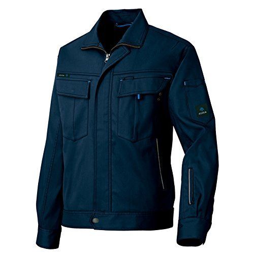 Size S_Color ディープネイビー 秋冬物 AITOZ アイトス 長袖ストレッチブルゾン 男女兼用 AZ-60301 018ディープネイビー S