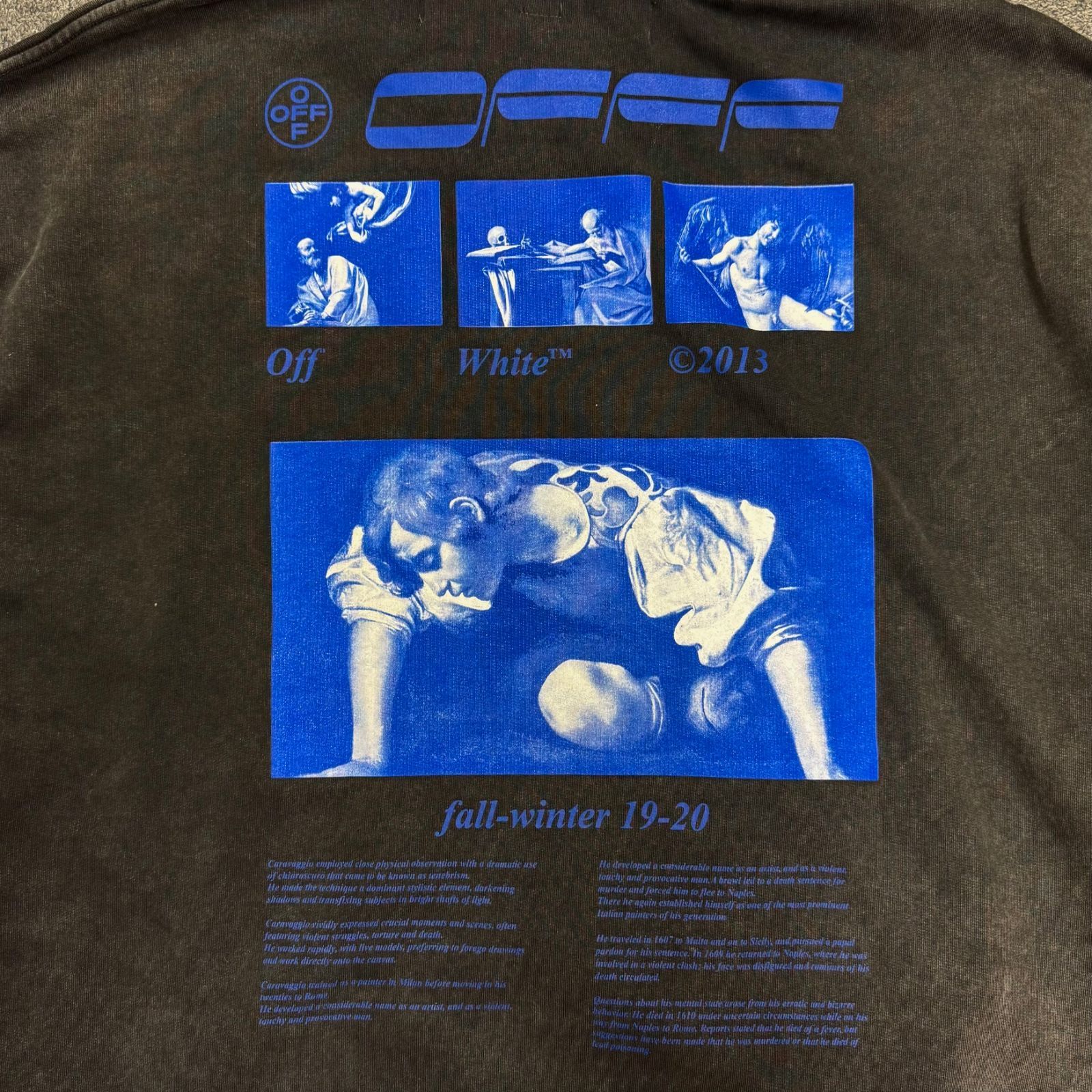 OFF-WHITE 19AW Hardcore Caravaggio Hoodie ハードコアカラヴァッジオ 