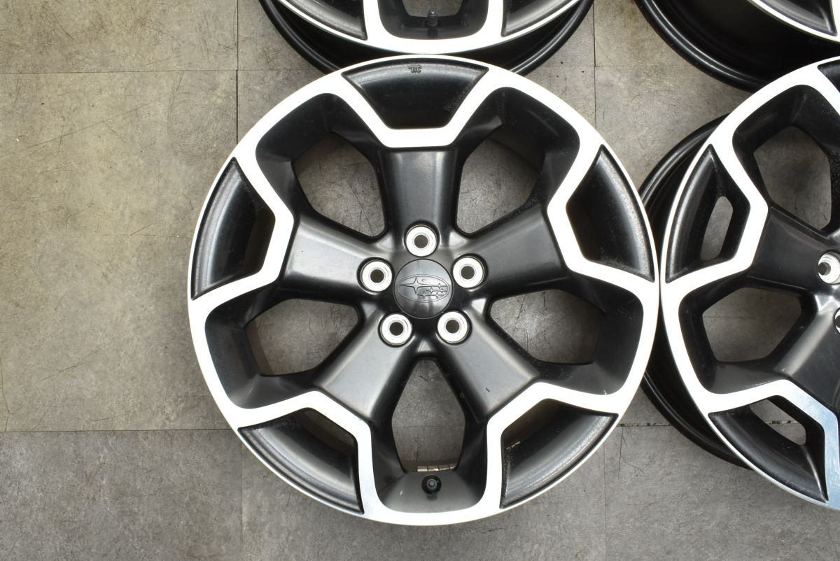 スバル GP系 XV 純正 17in 7J +48 PCD100 4本セット スタッドレス用に 