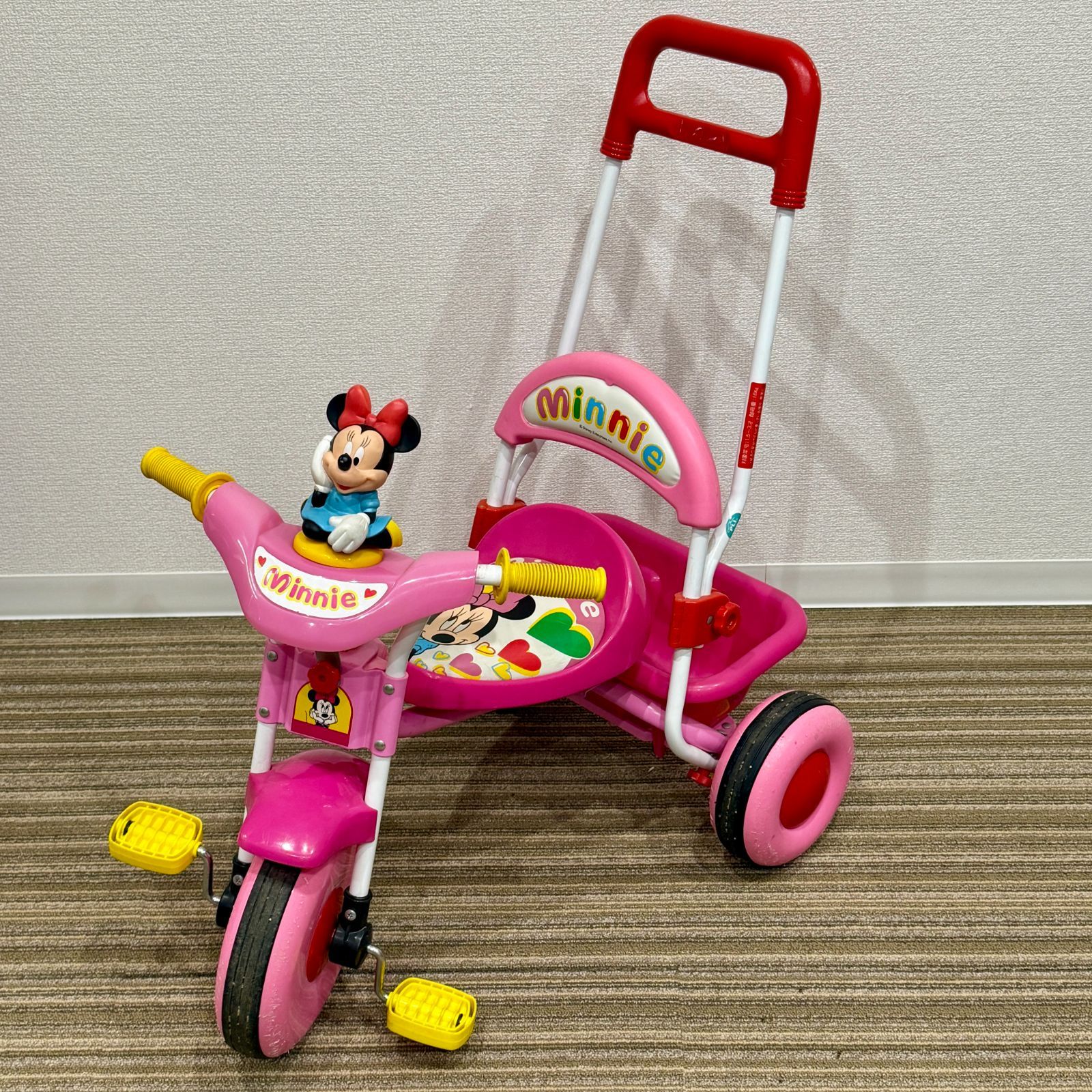 ミニーちゃん 三輪車 送料込み】ides アイデス ディズニー ミニーマウス ミニーちゃん