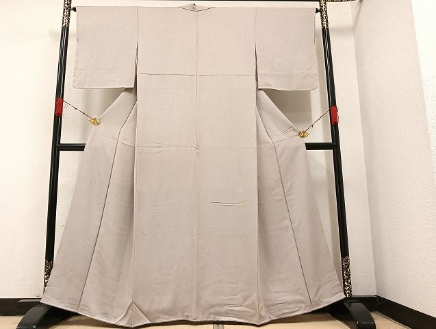 平和屋着物●上質な小紋　絞り　草木文　金彩　正絹　逸品　AAAZ0521ph 平和屋着物○上質な小紋 絞り 草木文 金彩 正絹 逸品 AAAZ0521ph