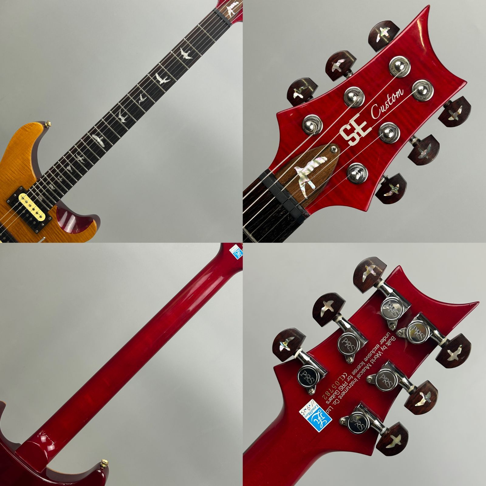 Paul Reed Smith SE Custom 24 Flat Top 2011年製 f145 - メルカリ