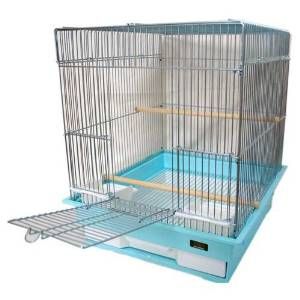 【新品・3営業日で発送】GB 鳥かご　375手乗り メッキ ブルー底　 リニューアル品