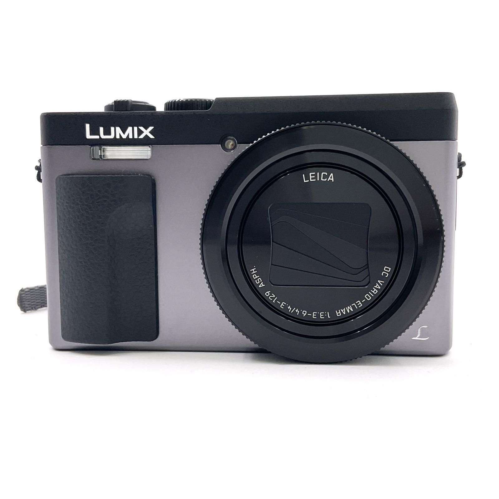 全額返金保証 最速発送 Panasonic コンパクトデジタルカメラ LUMIX DC-TZ90-S シルバー 動作 済