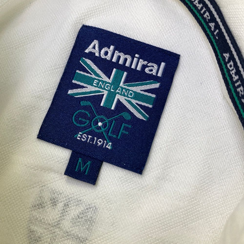 サイズ：M ADMIRAL アドミラル 長袖ポロシャツ ボタンダウン