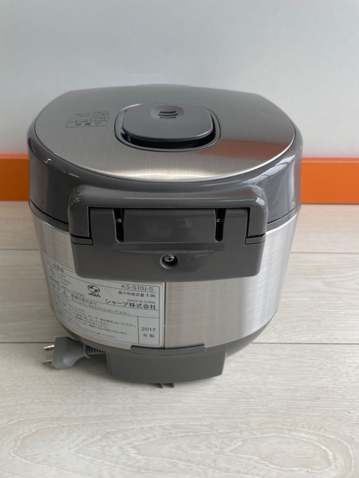 SHARP ジャー炊飯器 KS-S10J-S(シルバー) 5.5合炊き