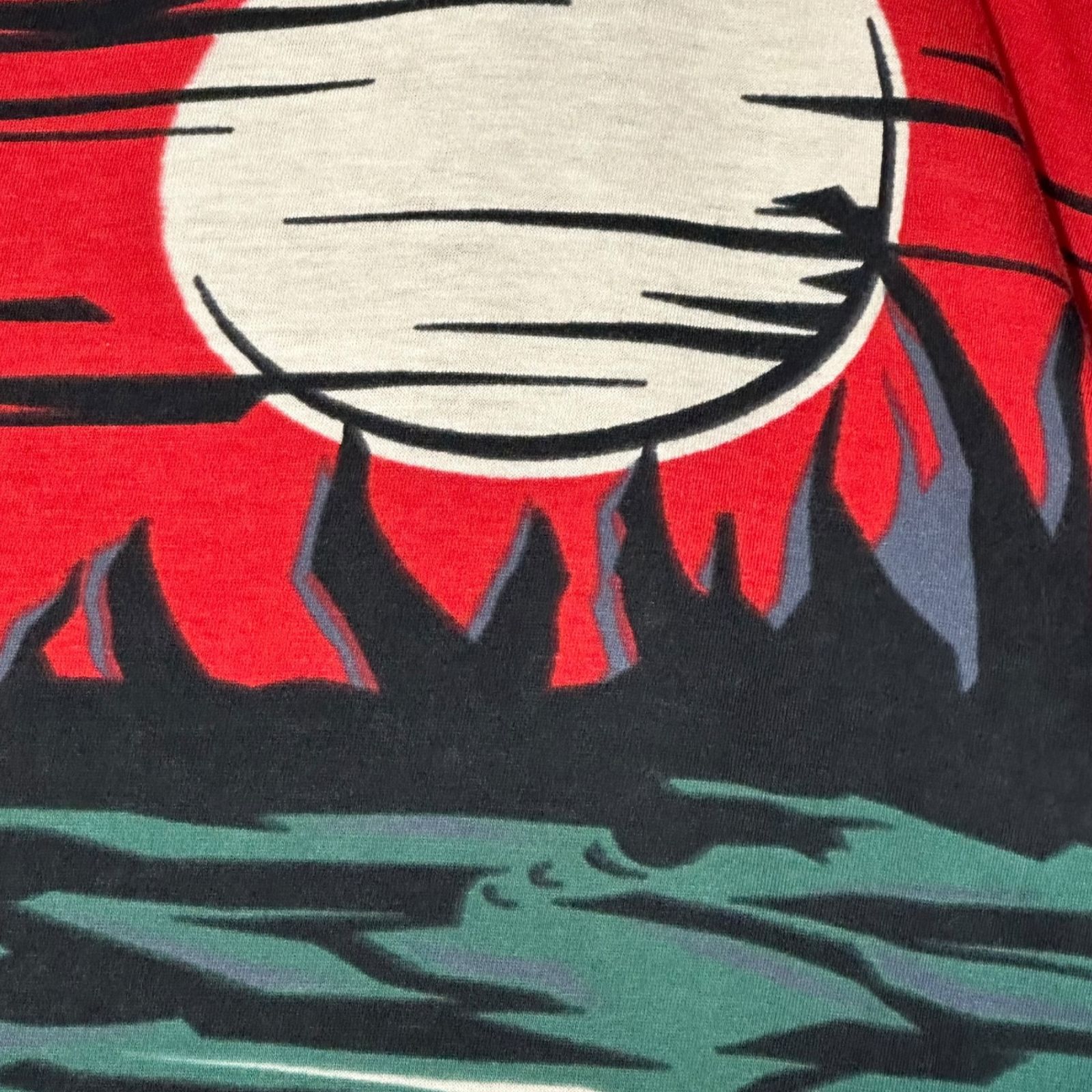 PRADA(プラダ) 14SS Sunset Multi T-shirt サンセット グラフィック T 