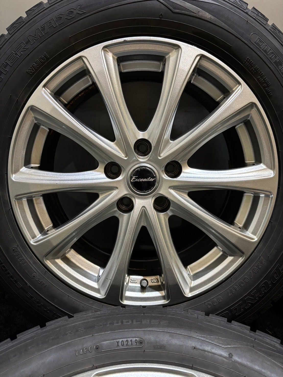 ☆格安スタート!!☆ 50 エスティマ 純正 7.0J +50 215/55R17