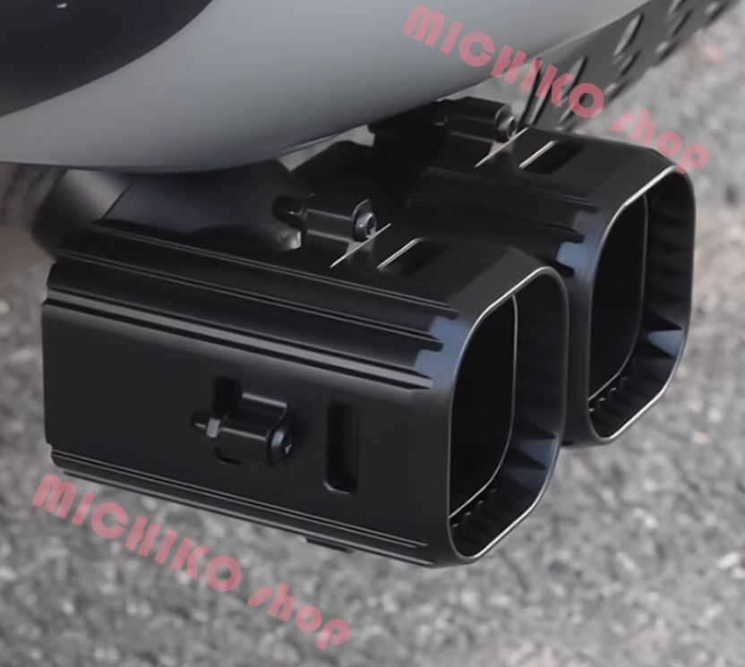 ステンレス リアエキゾーストパイプ ランドローバーディフェンダー90 110 130 2020-2025 マフラーカッター