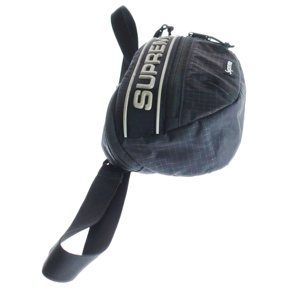 全国送料無料。 SUPREME シュプリーム 23AW Waist Bag 3Dロゴ ウェスト バッグ ポーチ ブラック 無限の可能性のある
