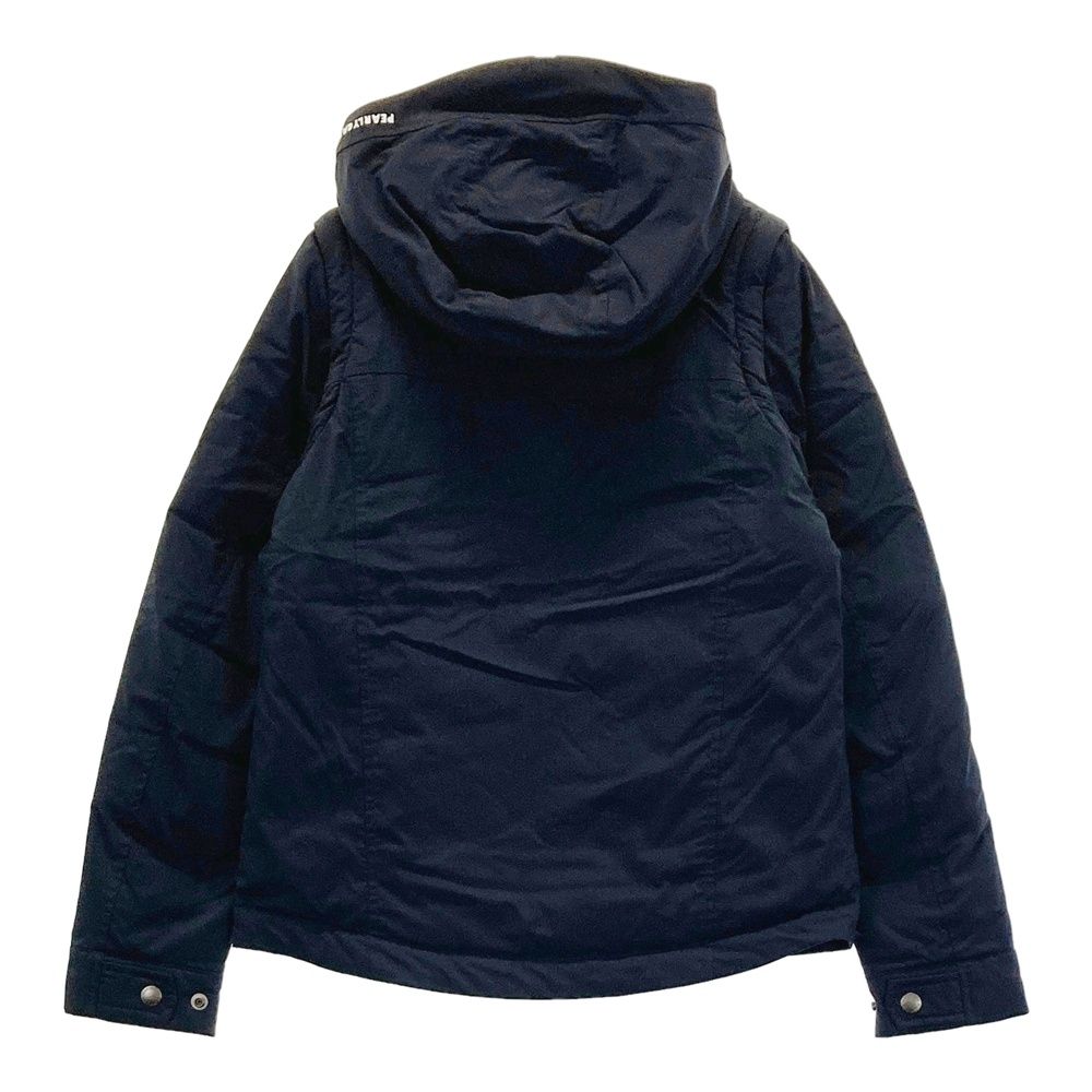 サイズ 0 PEARLY GATES パーリーゲイツ 2WAY フード付 中綿 ジップジャケット ネイビー系 240101462311 ゴルフウェア レディース ストスト