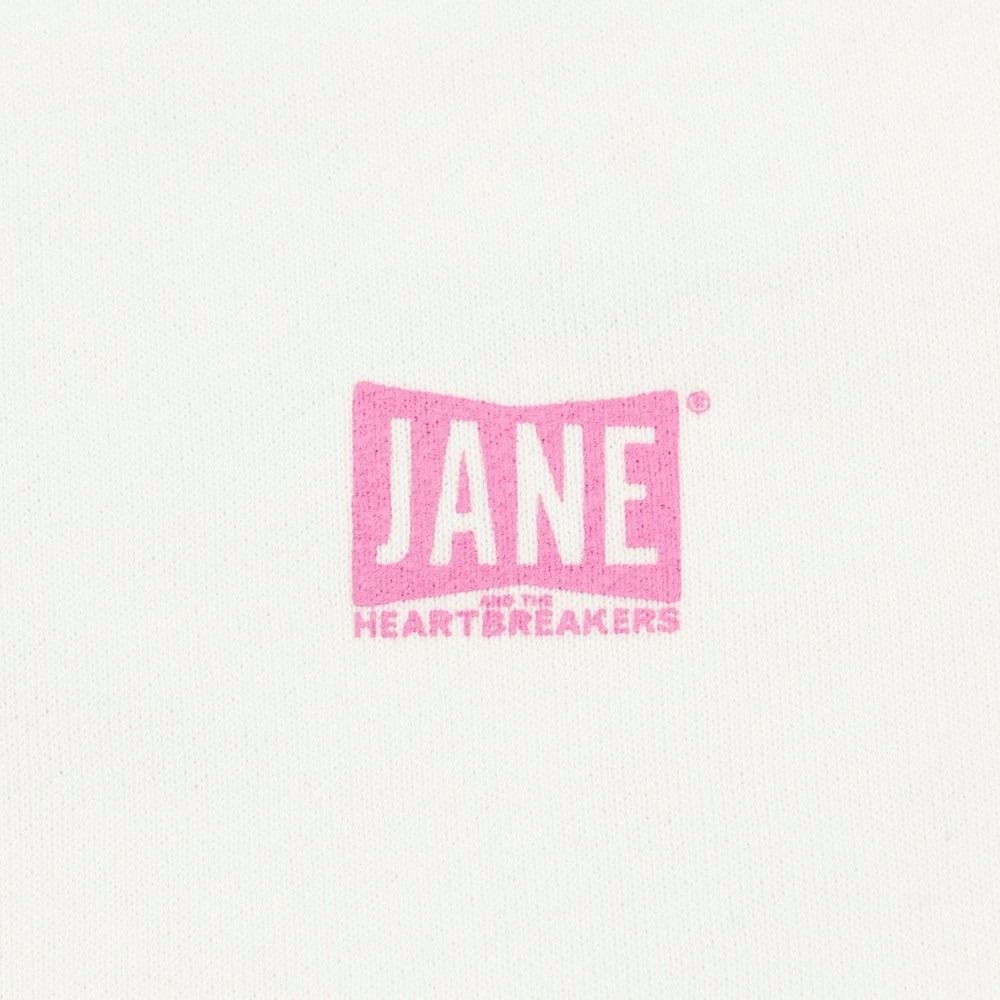 ジェーン アンド ザ ハートブレイカーズ JANE & THE HEARTBREAKERS 2023年春夏 プリント スウェット ホワイト【サイズS】【ユニセックス】