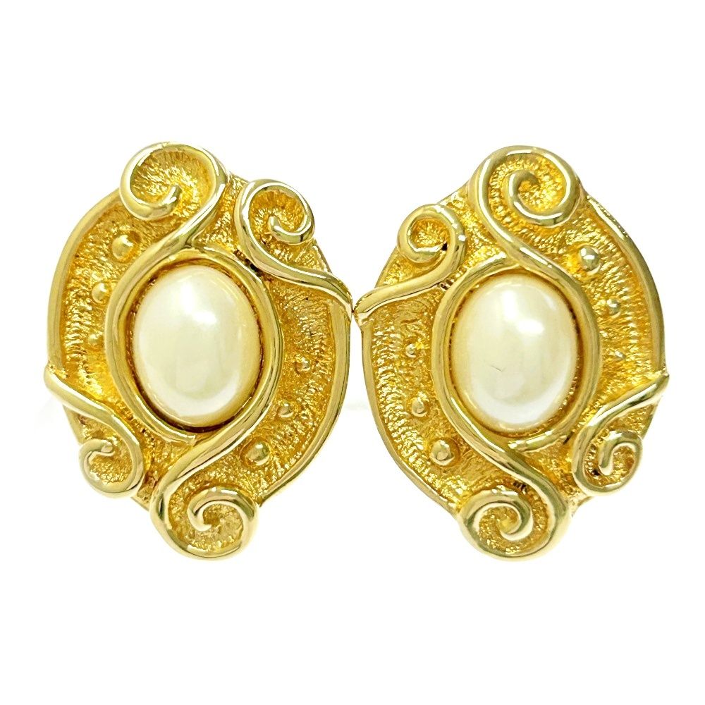 クリスチャンディオ―ル　GP イヤリング Christian Dior クリスチャンディオール ハート モチーフ ライン