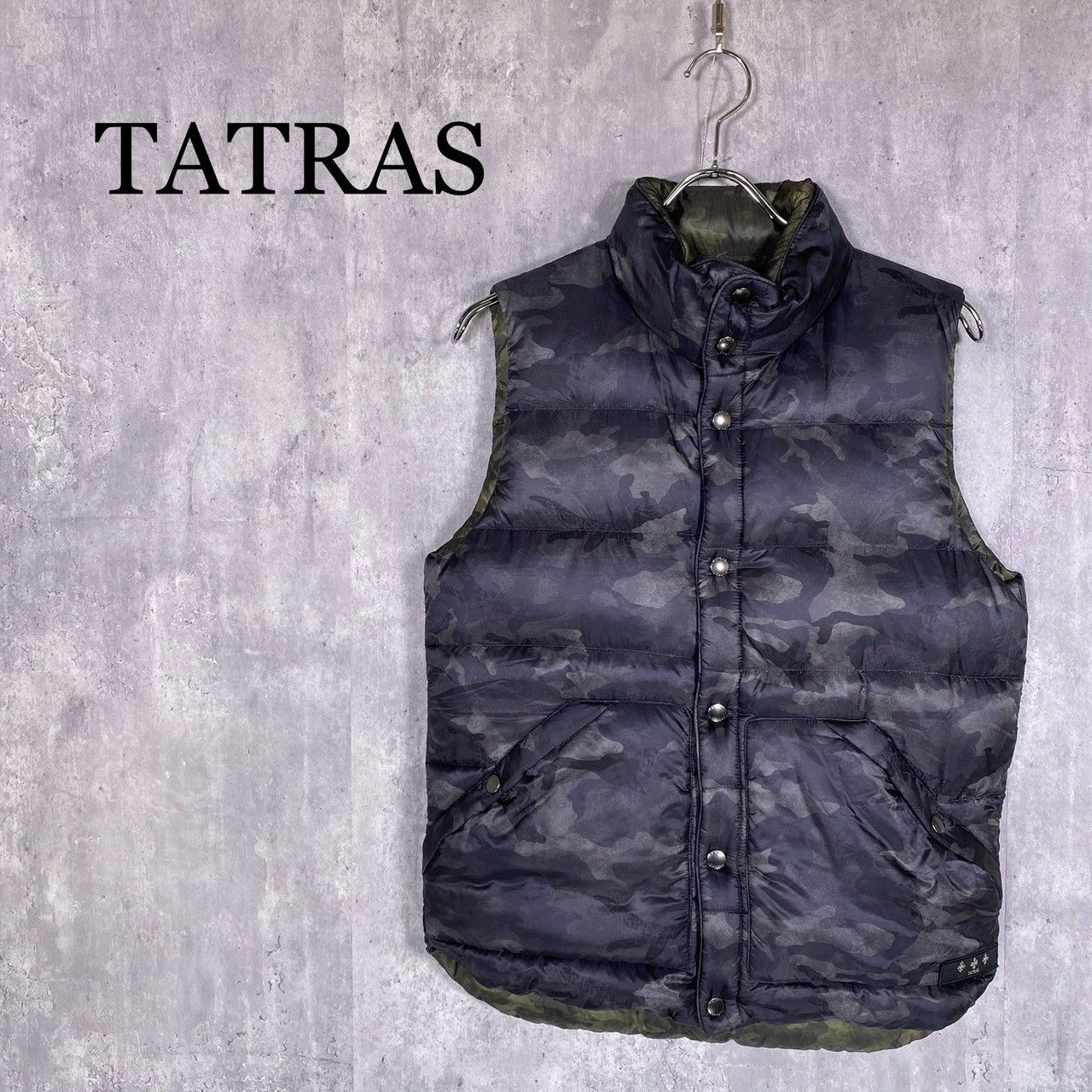 TATRAS タトラス 1 リバーシブル 迷彩 ダウンベスト