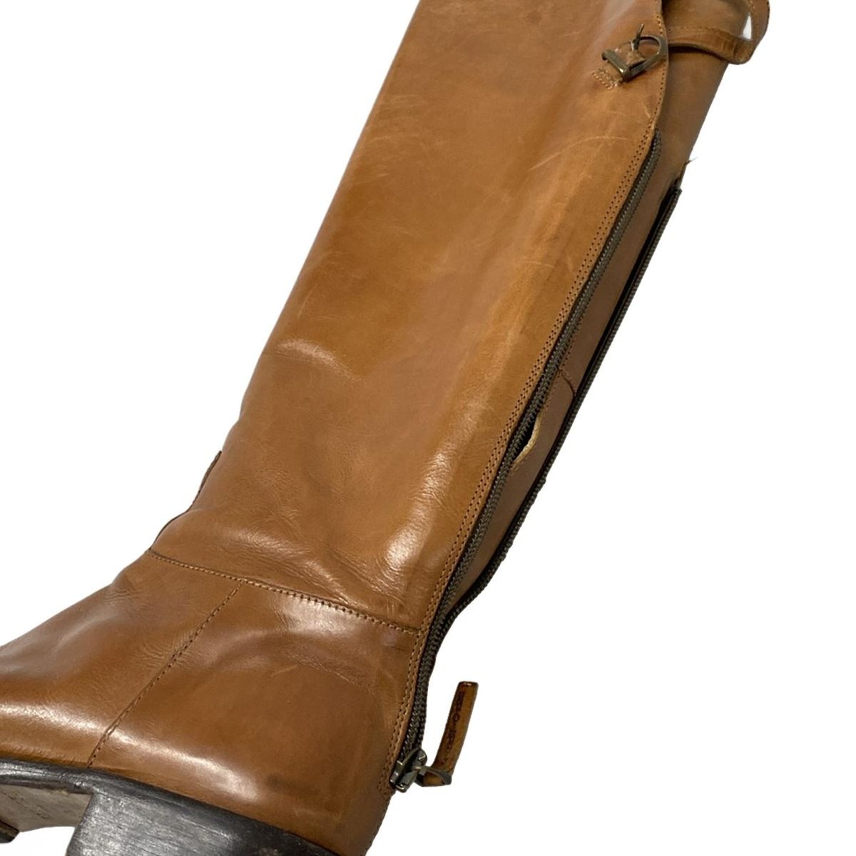 SARTORE サルトル ロングブーツ 37 1|2 レディース - ブラウン アウトソール張替済 レザー KIN-KAAI_COM