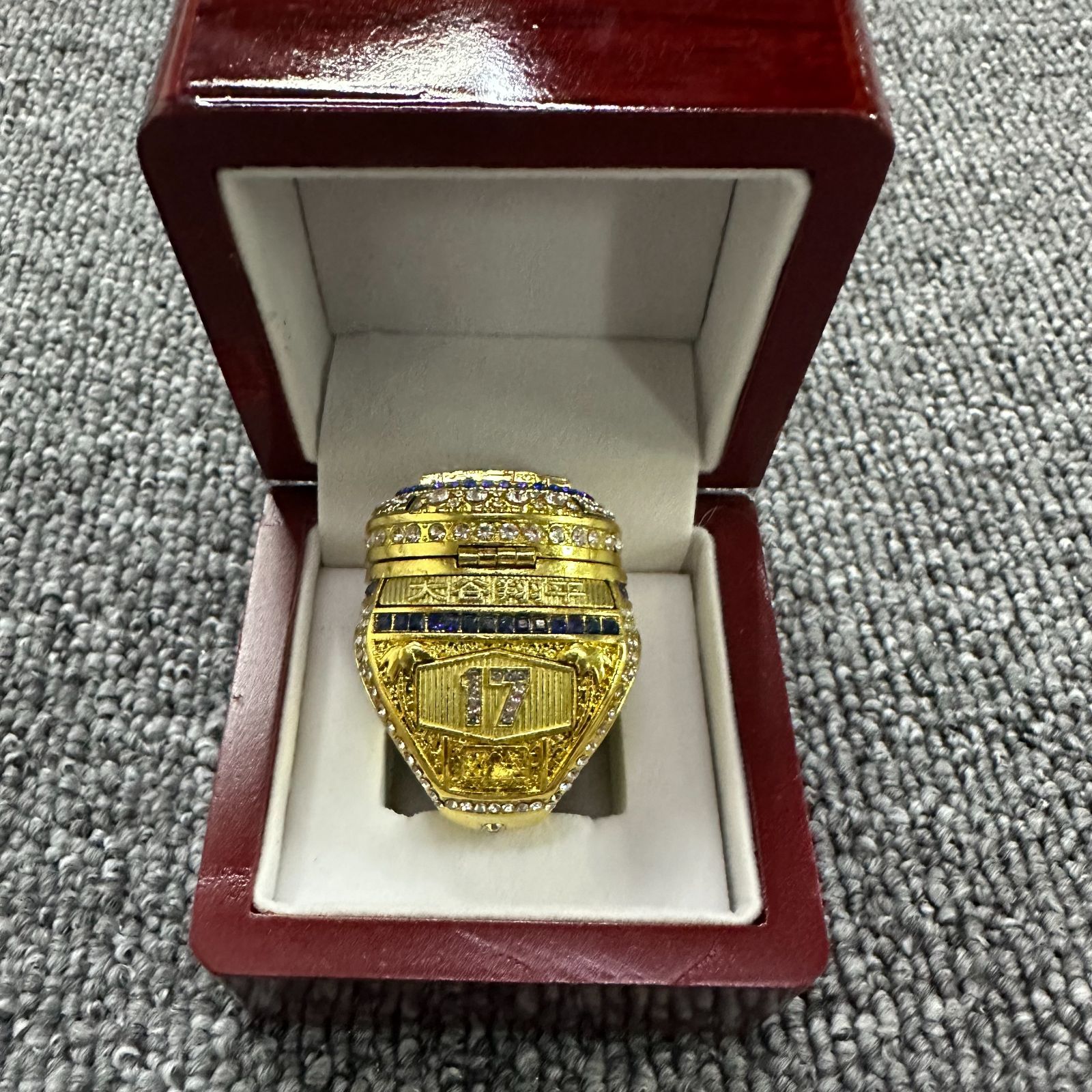 2024ワールドチャンピオンリング 大谷翔平 サイズ23号 ケース付き】ドジャース 2024ワールドチャンピオンリング 大谷