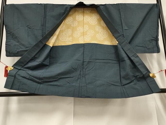 着物袖作務衣アンサンブル 1095 近江ちぢみ本麻作務衣 No.91 濃紺 | 作務衣・甚平通販 和粋庵