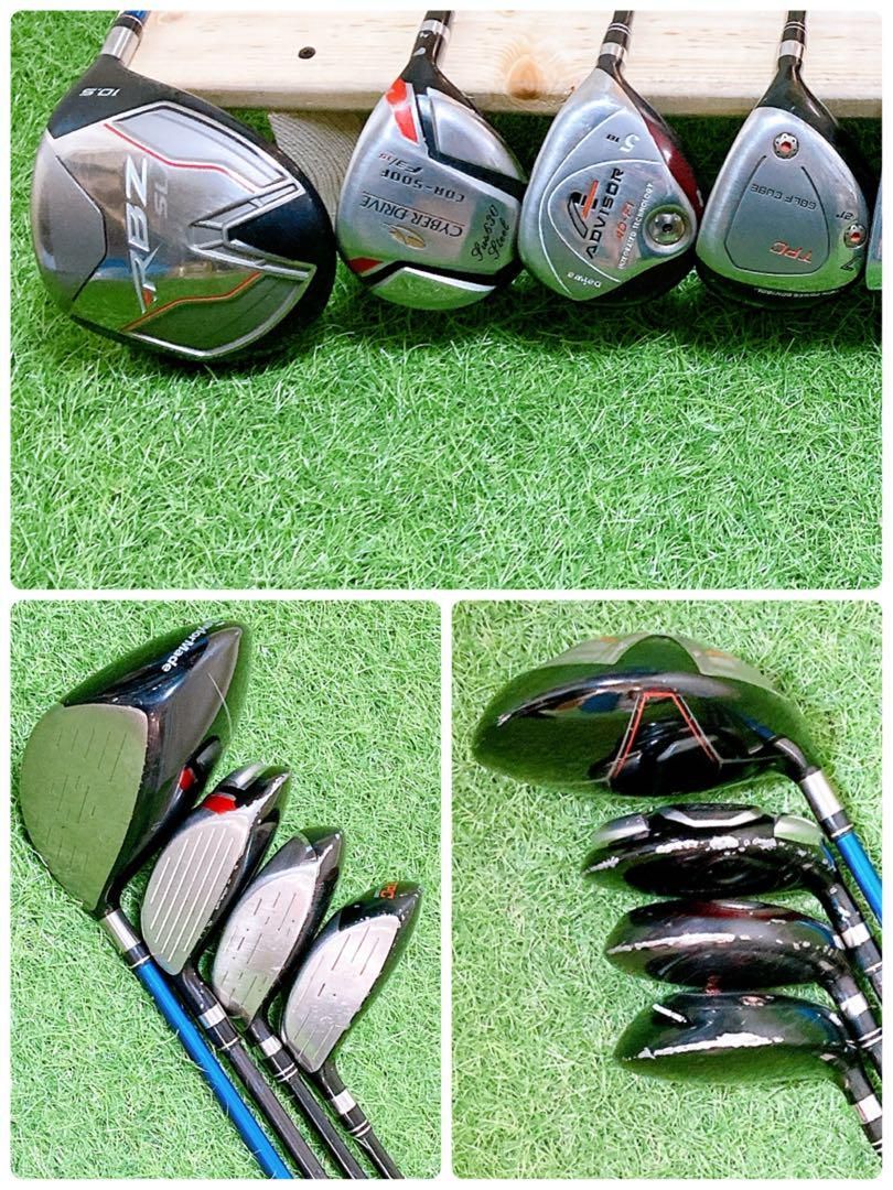 6.テーラーメイド　ルコック　初心者オススメ　ゴルフクラブ　メンズセット 14本 6.テーラーメイド ルコック 初心者オススメ ゴルフクラブ メンズ