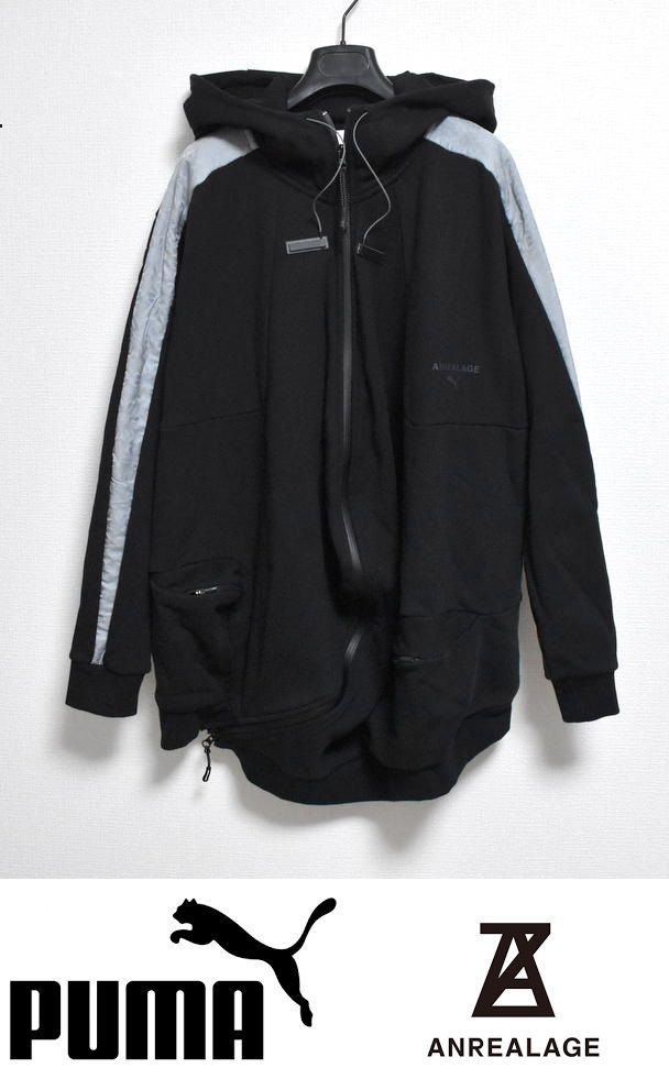 新品 PUMA × ANREALAGE スウェットフーディ 537079-01 パーカー 