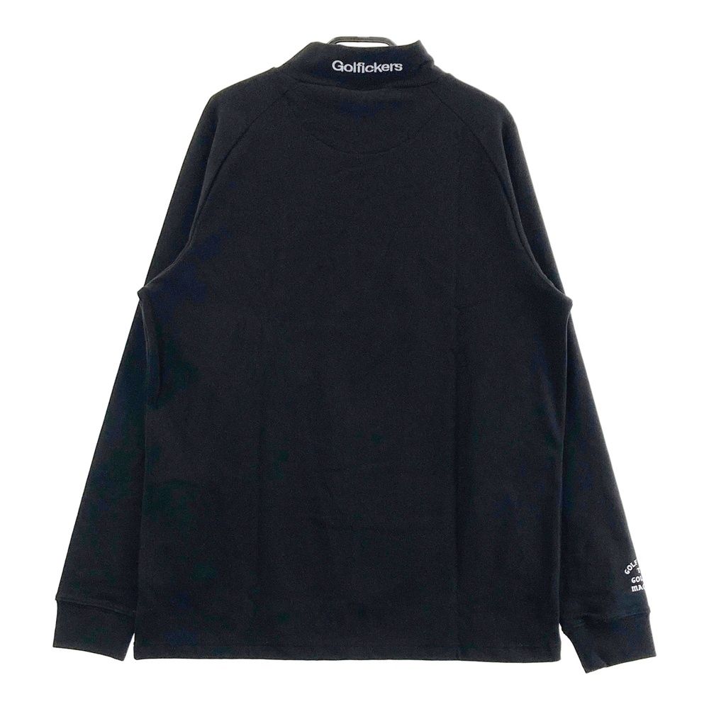 ブリーフィング ゴルフ　XS 長袖モックネックシャツ ハイネック　ブラック サイズ：XL Golfickers ゴルフィッカーズ ハイネック長袖Tシャツ