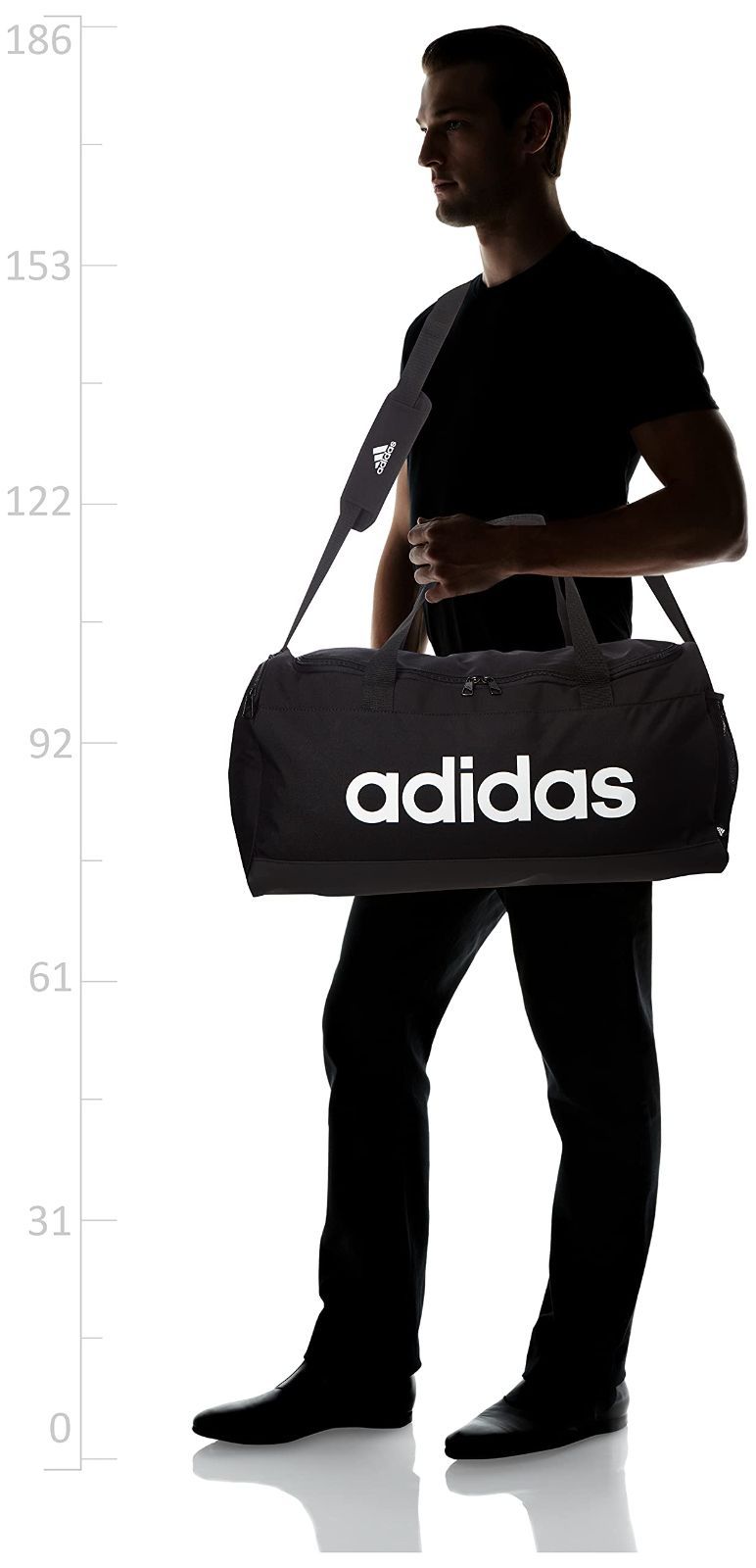 【在庫処分】(アディダス) adidas エッセンシャルズ ロゴ ダッフルバッグ M/ESSENTIALS LOGO DUFFEL BAG M