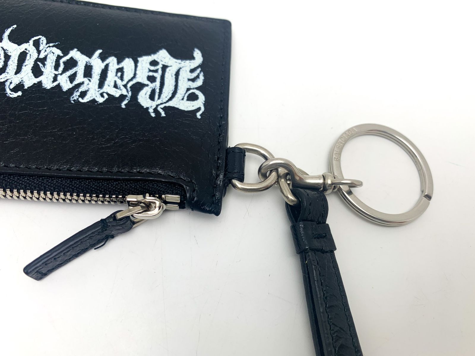 BALENCIAGA バレンシアガ ネックストラップ付き カード&コインケース  