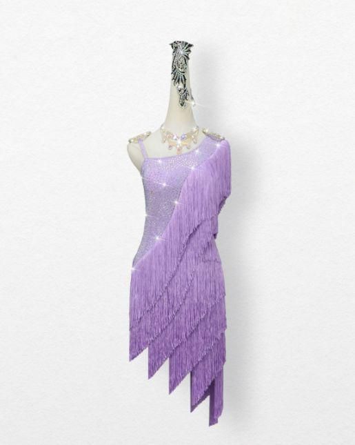 社交ダンスドレス ラテンドレス 刺繍 競技 デモ用 ルンバ オーダーメイド 新品未使用社交ダンスドレス ラテンドレス 競技 デモ用 ルンバ