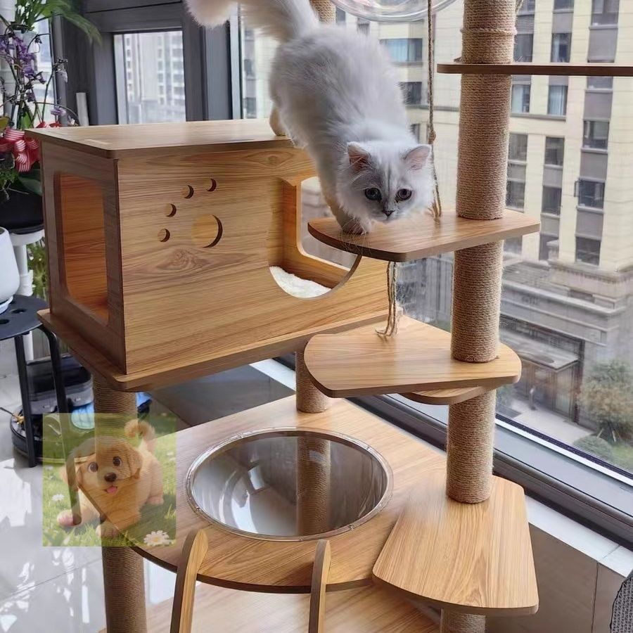 据え置き木製 麻紐