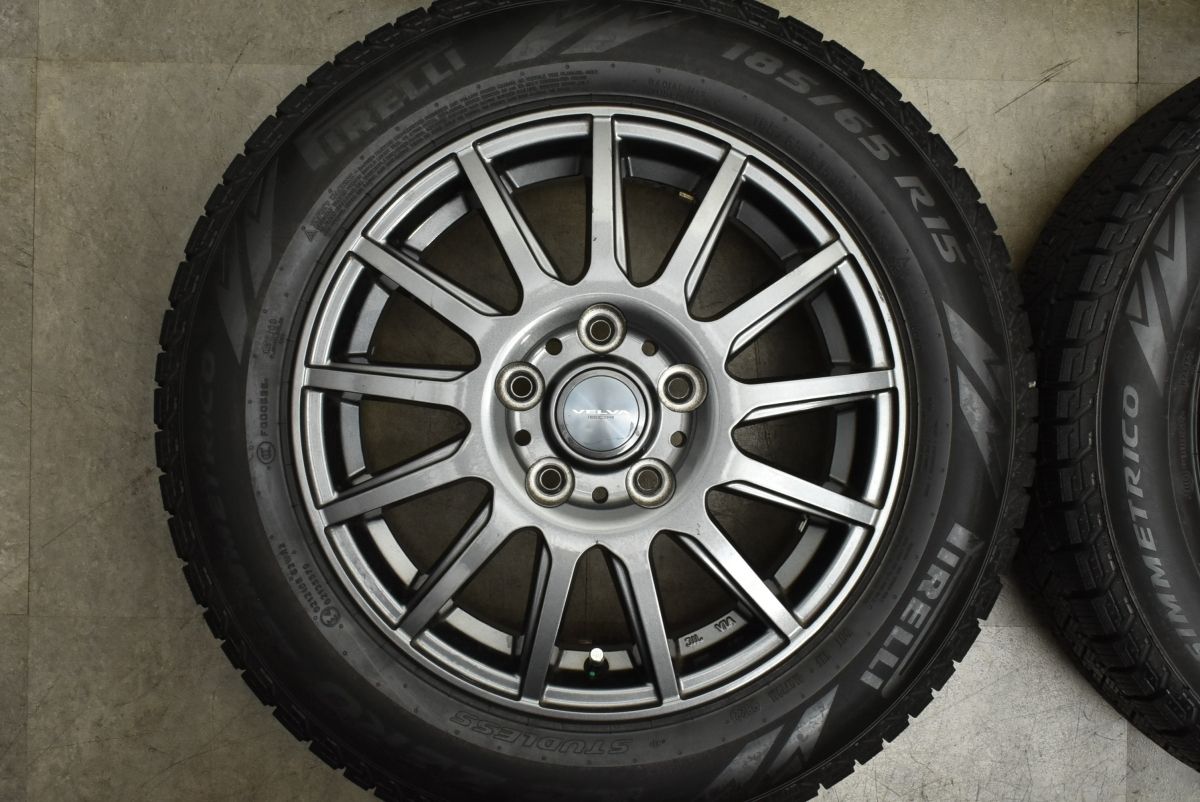 バリ溝】2023年製 フリードハイブリッド純正185/65R15 バリ溝