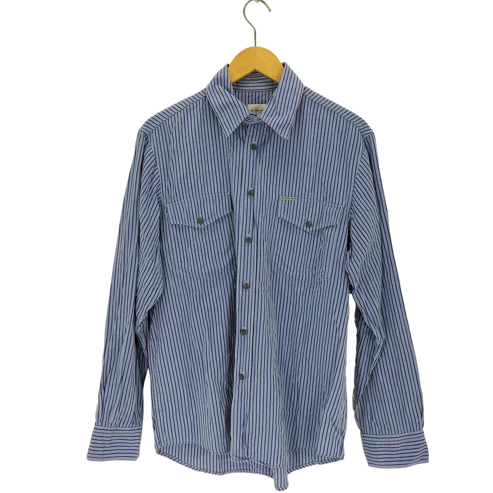 カルバンクラインジーンズ Calvin Klein Jeans ストライプシャツ メンズ JPN：M 
