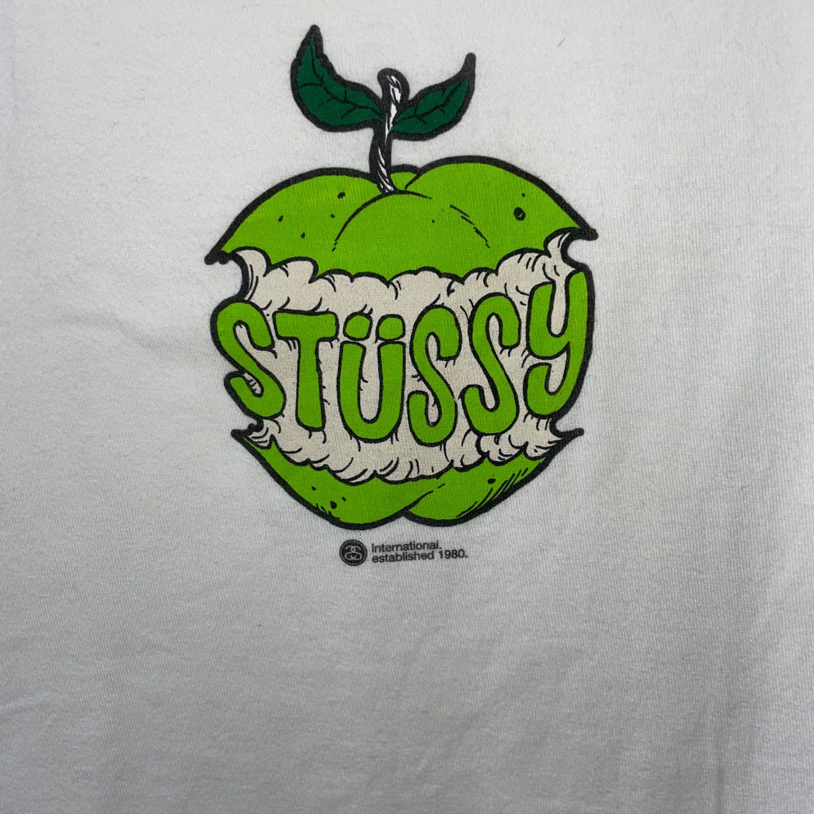 STUSSY Apple Tee メキシコ製 - メリカルくんのメルカリ店 - メルカリ