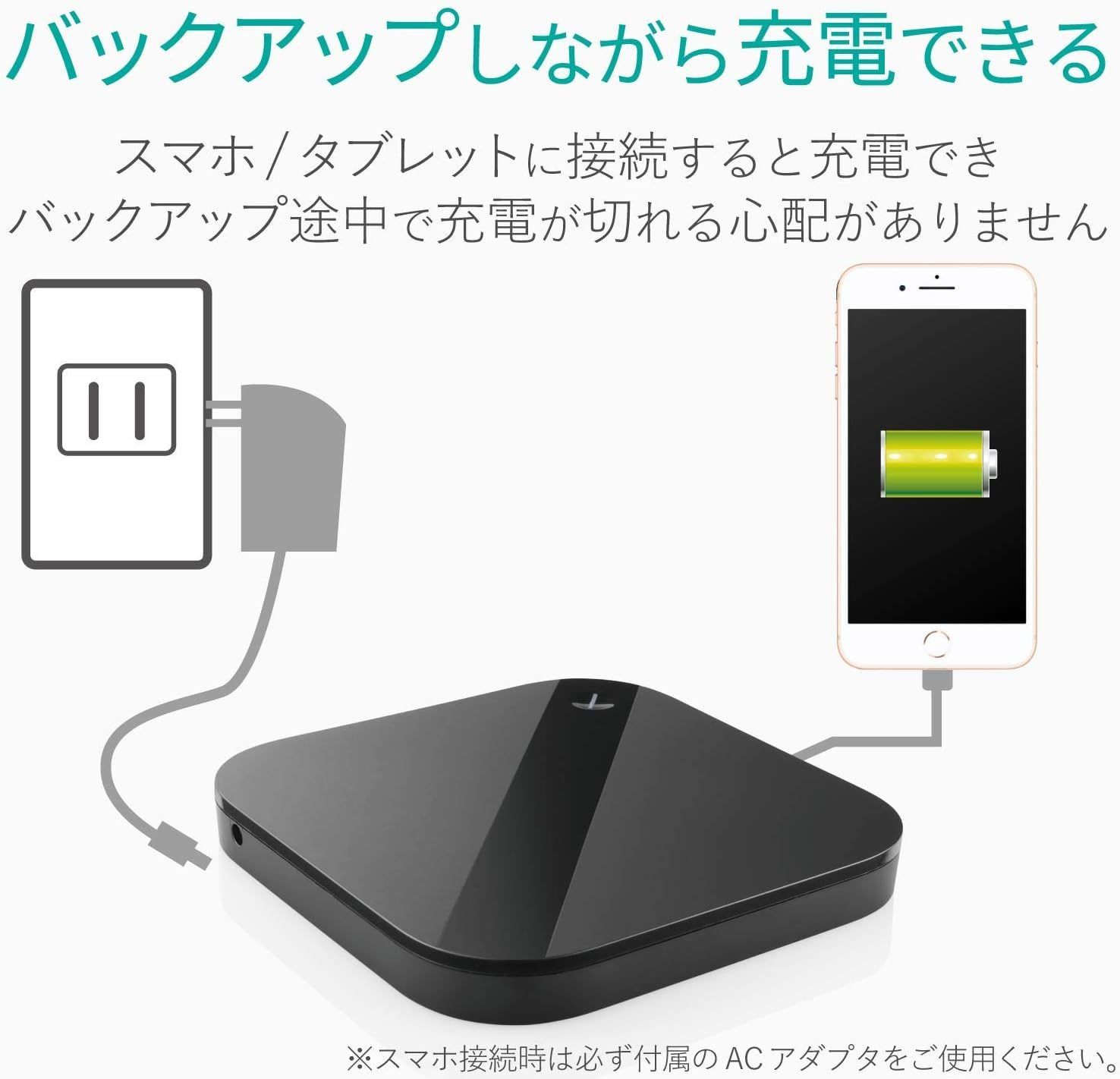 スマホで使えるハードディスク