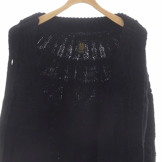 バトナー BATONER 23AW SPREAD ALAN HIGH NECK CARDIGAN スプレッド