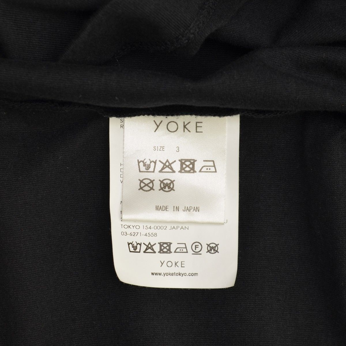 YOKE】25SS YK25SS001014CS EMBROIDERY T-SHIRT エンブロダリー 刺繍 
