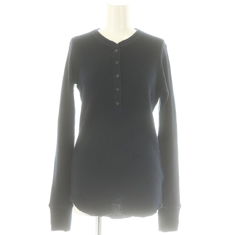 ブラミンク BLAMINK カシミヤシルクロングスリーブリブニット  