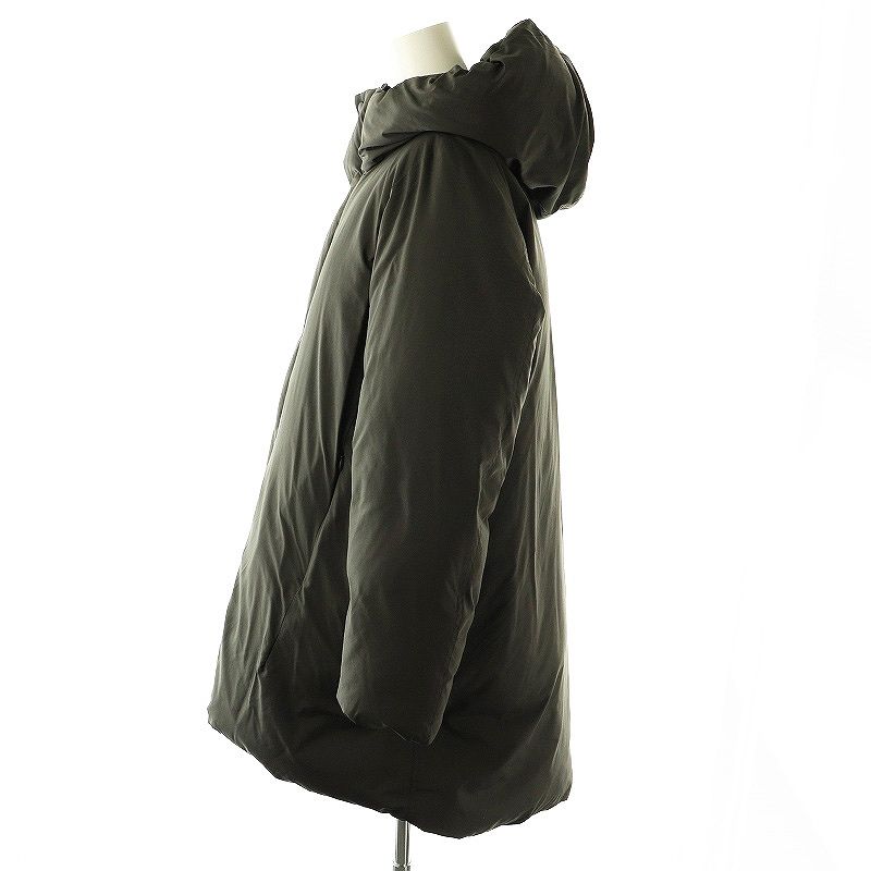 ハクウ HAKUU COCOON フーディー ダウンジャケット ジップアップ S  