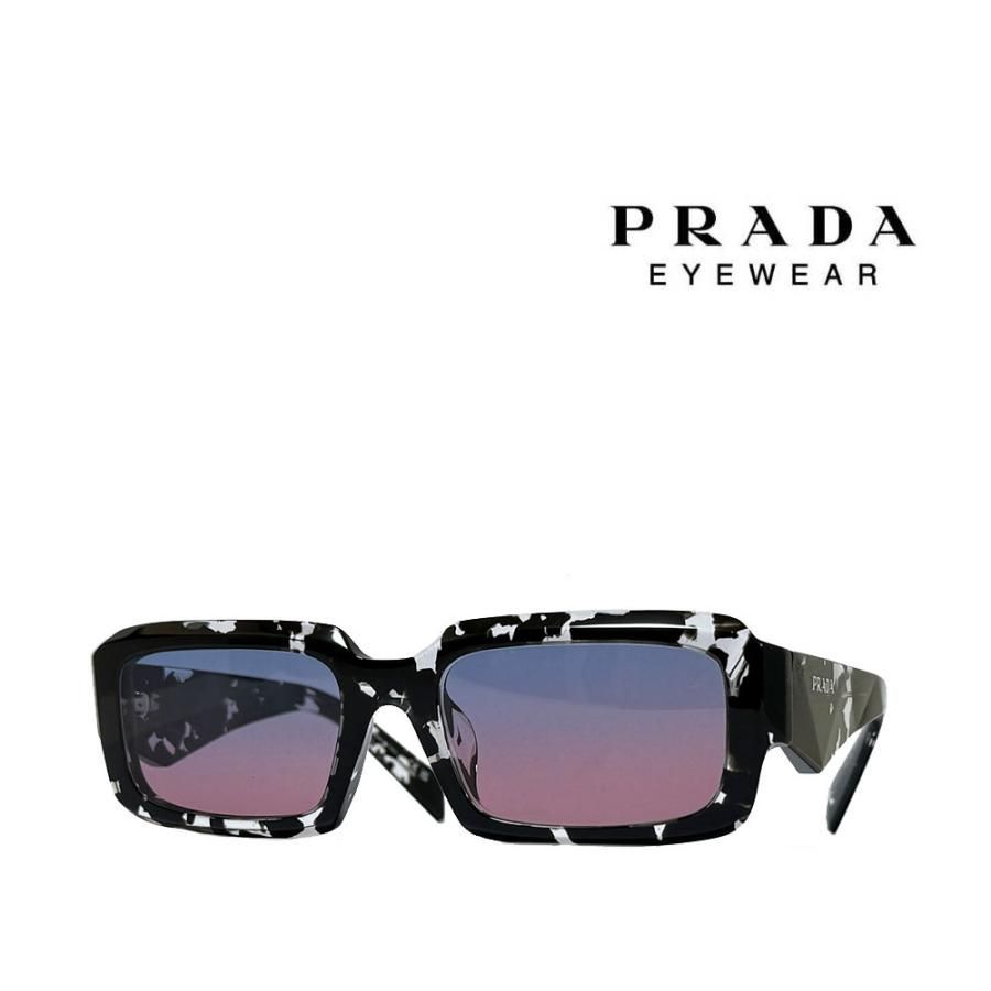 【PRADA】プラダ　サングラス　PR 27ZSF　15O-60E　ブラック・クリア　フルフィットモデル　国内正規品