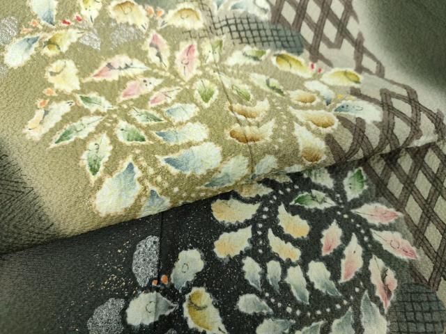 平和屋着物○訪問着 作家物 絞り 辻が花 暈し染め 金銀彩 正絹 逸品