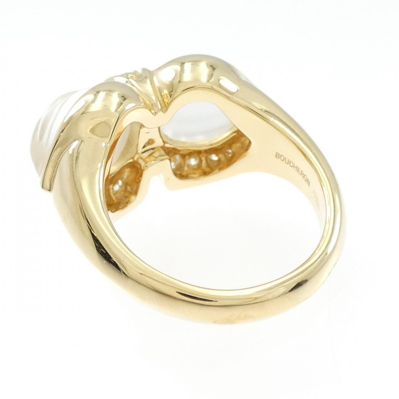 クリスタル リング クリソベリルキャッツアイ ダイヤモンドリング CE 2.357ct D